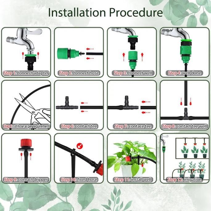 AUTOMATIC DIGITAL IRRIGATION WATER TIMER IRIGASI MISTING TETES SELANG