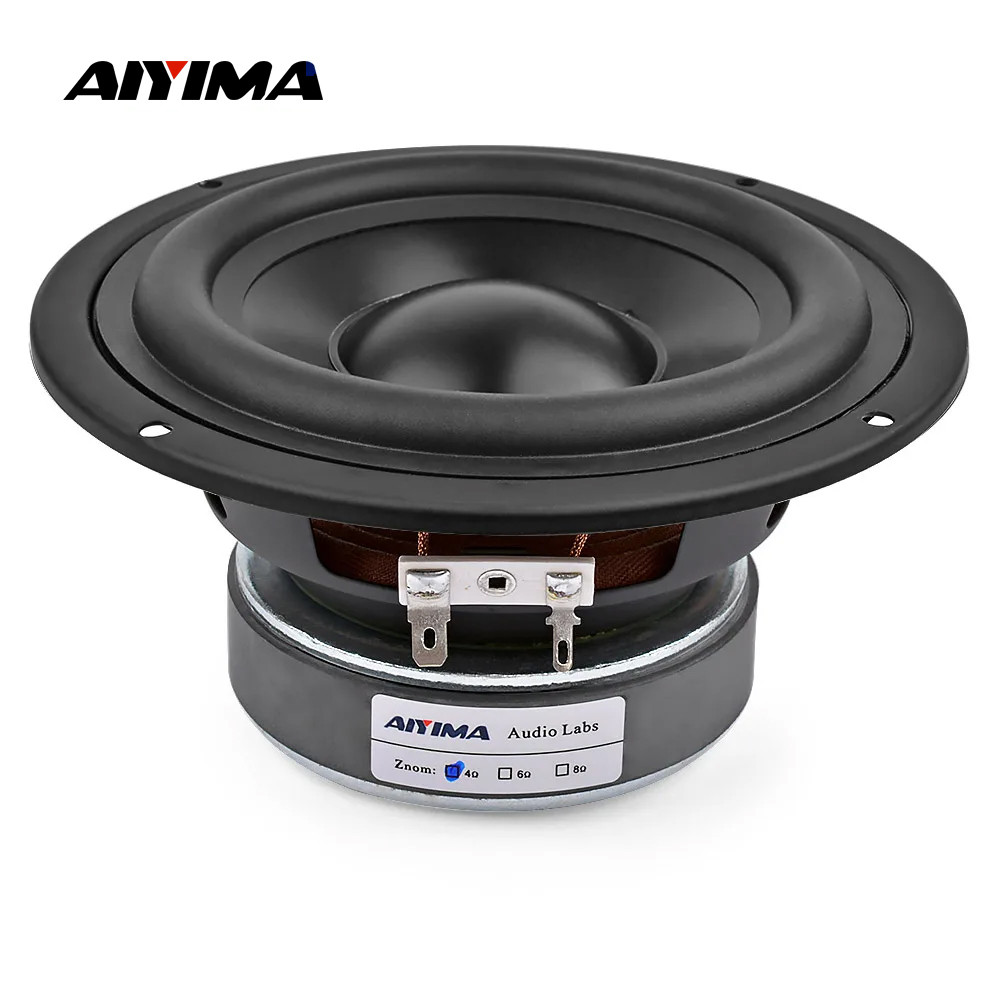 FIDU 1Pcs 5.25 Inch Subwoofer Speaker 4 8 Ohm 50W Sound Audio Speaker Home Theater Loudspeaker DIY A