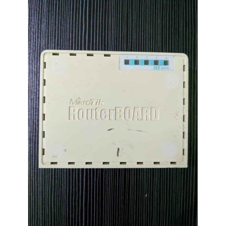 Mikrotik Routerboard RB750r2 Hex Lite Rb750 r2 Rb 750r2 Bekas Normal