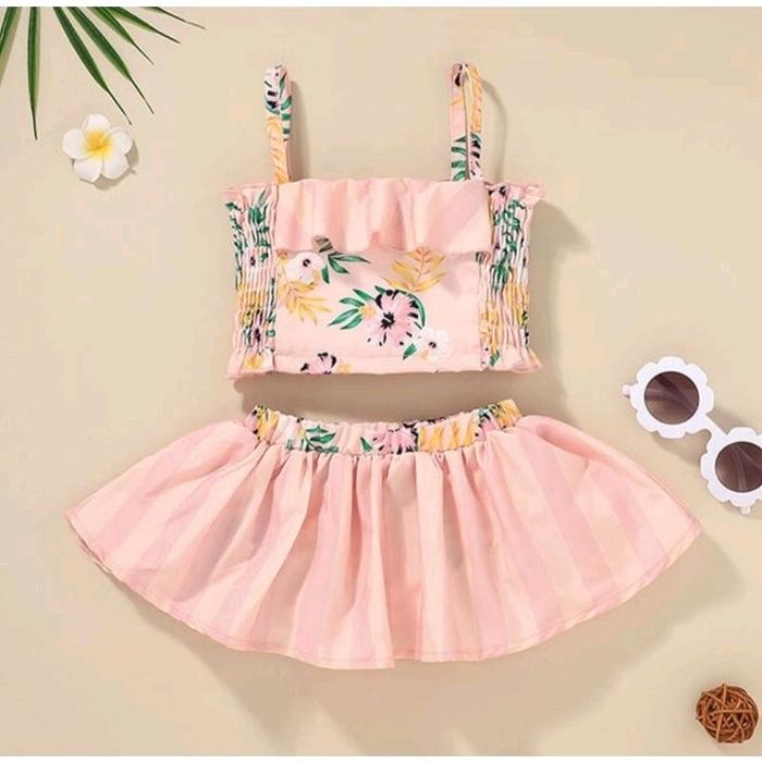 Baju Pantai Anak Perempuan 3bln-5thn Import