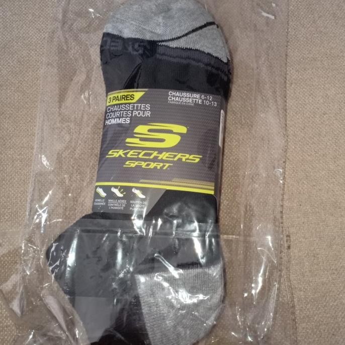 KAOS KAKI SKECHERS MEN ORI ISI 3PASANG SMP SIZE 46