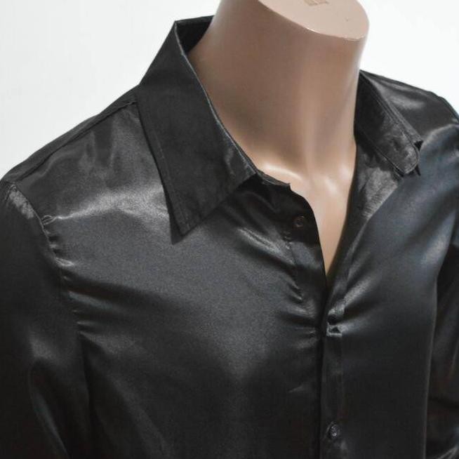 Terbaru Kemeja satin silk pria