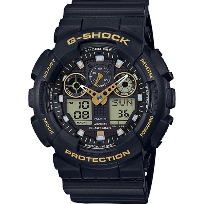 CASIO G-SHOCK GA-100GBX-1A9 / GSHOCK GA100GBX-1A9 ORIGINAL &BERGARANSI Terlaris