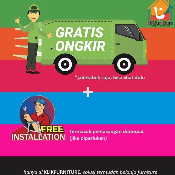 Loker Lemari Besi / Loker 2 Pintu + Gantungan Baju LK07 LDS