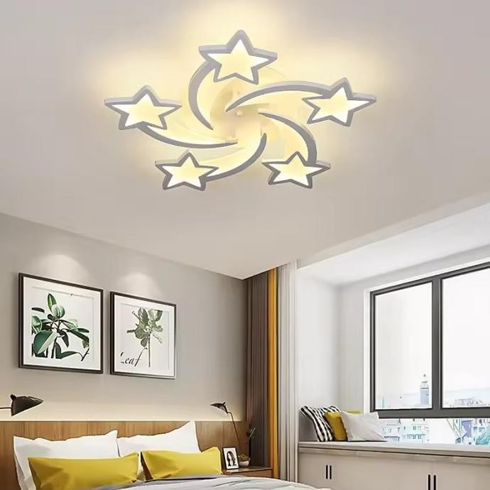 Lampu Hias Plafon LED Atap Rumah Minimalis Modern Remote Control