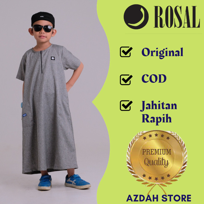 Jubah Anak Polos Jubah Anak Laki Laki Lengan Pendek Gamis Anak Laki