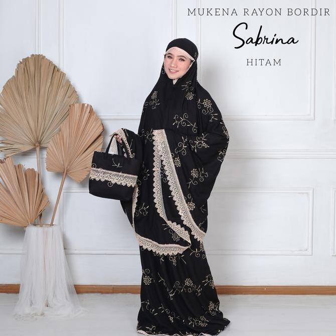 Spesial Mukena Bali Tasik - Mukena Dewasa Rayon Bordir Sabrina