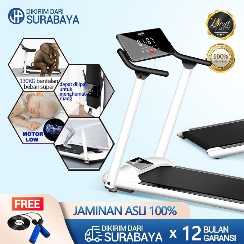 Jf Treadmill Elektrik 2.0 Gym Equipment Running Olahraga Gym Fitness Cardio Alat Fitness Jf Cabang S