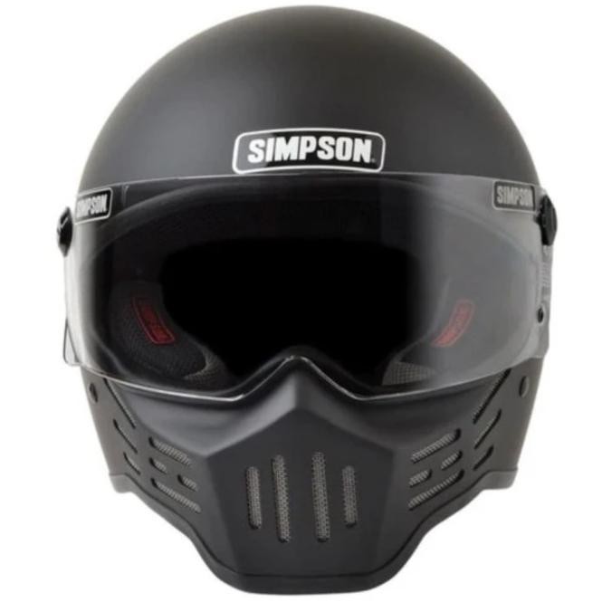 SIMPSON M30 BANDIT BLACK MATTE | HELM FULL FACE | HELM CLASSIC M30