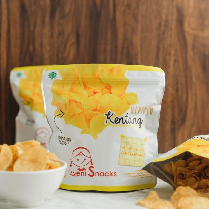 

TERPERCAYA Leni Snacks Keripik Kentang Original