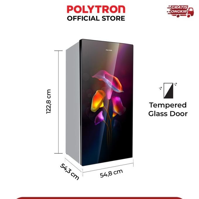 Promo Polytron Kulkas 1 Pintu Belleza 180 Liter Pra 18