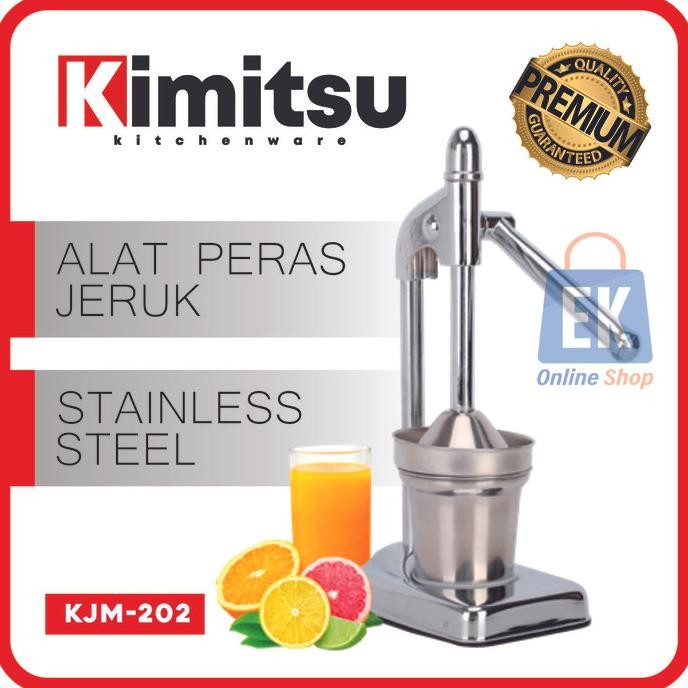 Murah Alat Peras Jeruk Stainless Kimitsu Kjm-202 | Alat Peras Jeruk Manual | Alat Peras Jeruk Besar 