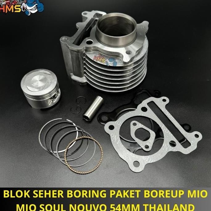 New  BLOK SEHER MIO SPORTY MIO SOUL FINO KARBU NOUVO RACING BOREUP 58.5 58 54 MM 58,5MM 58MM 54MM TH