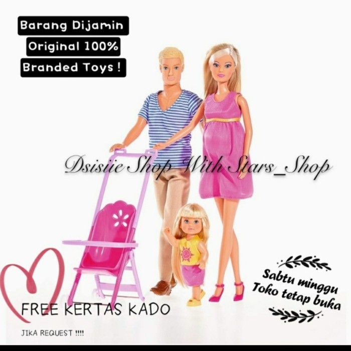 Simba Steffi Love Happy Family Playset Original / Boneka Barbie {TerlarisBest Seller}
