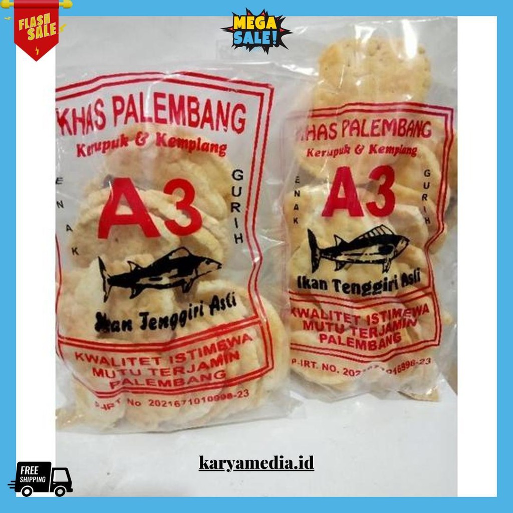 

Kemplang Kerupuk Bakar Tenggiri Super - 250 Gr Cod