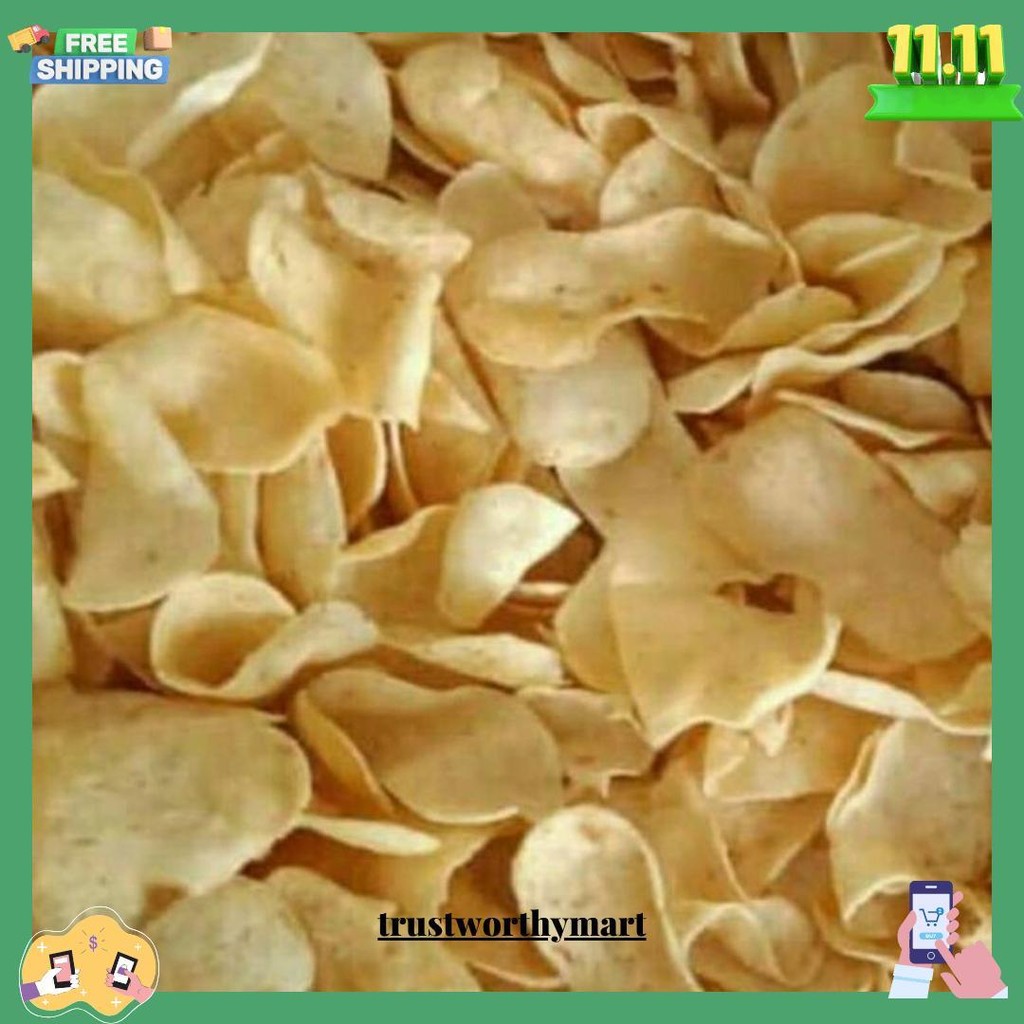 

[ 250Gr ] Keripik Gethuk Singkong Mantull Snack Kiloan Termurah Termurah Banget
