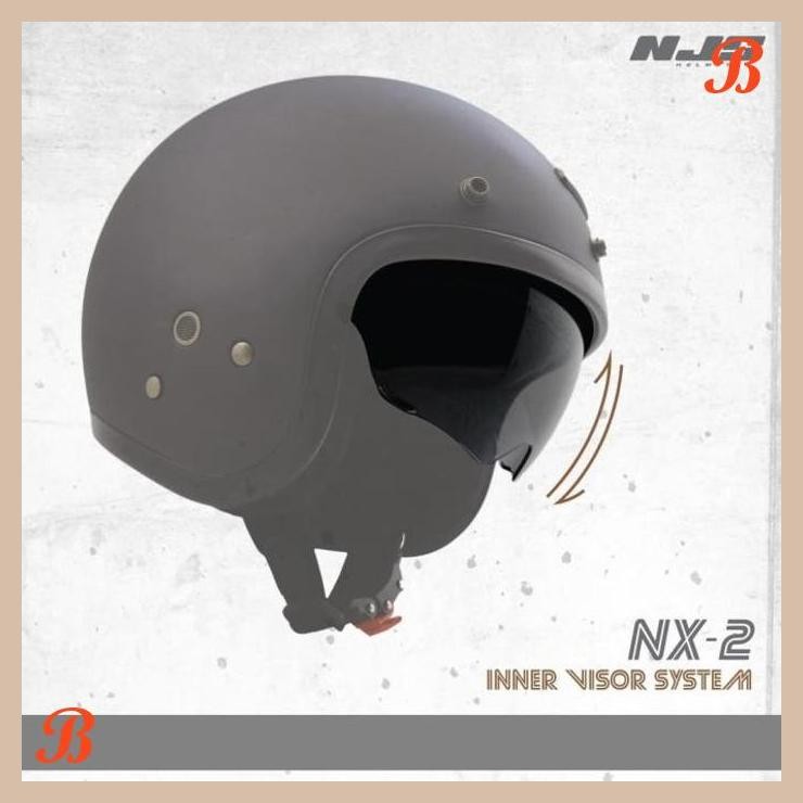 | HH | HELM NJS RETRO NX-2 HELM INNER VISOR HELM ADA DUDUKAN INTERCOM
