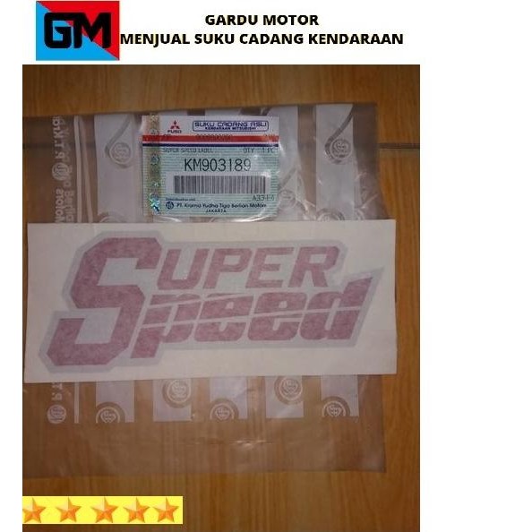 Stiker Super Speed Mitsubishi Canter Turbo Terlengkap