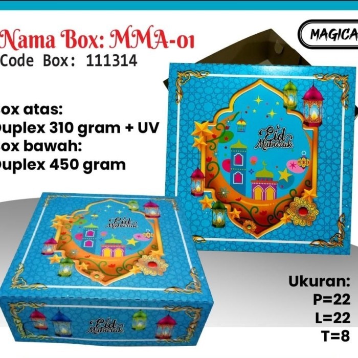 

Limited Dus Kue Lebaran Idul Fitri Edisi EID MUBARAK ISI 10 SET Lebaran