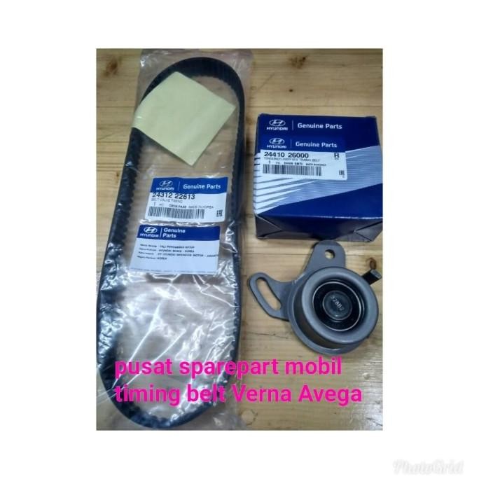 TIMING BELT SET HYUNDAI VERNA AVEGA ORIGINAL GENUINE PARTS TERLENGKAPP