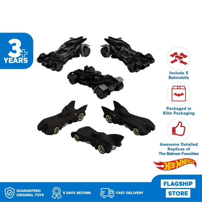 Hot Wheels Batman Bundle - Mainan Mobil Balap