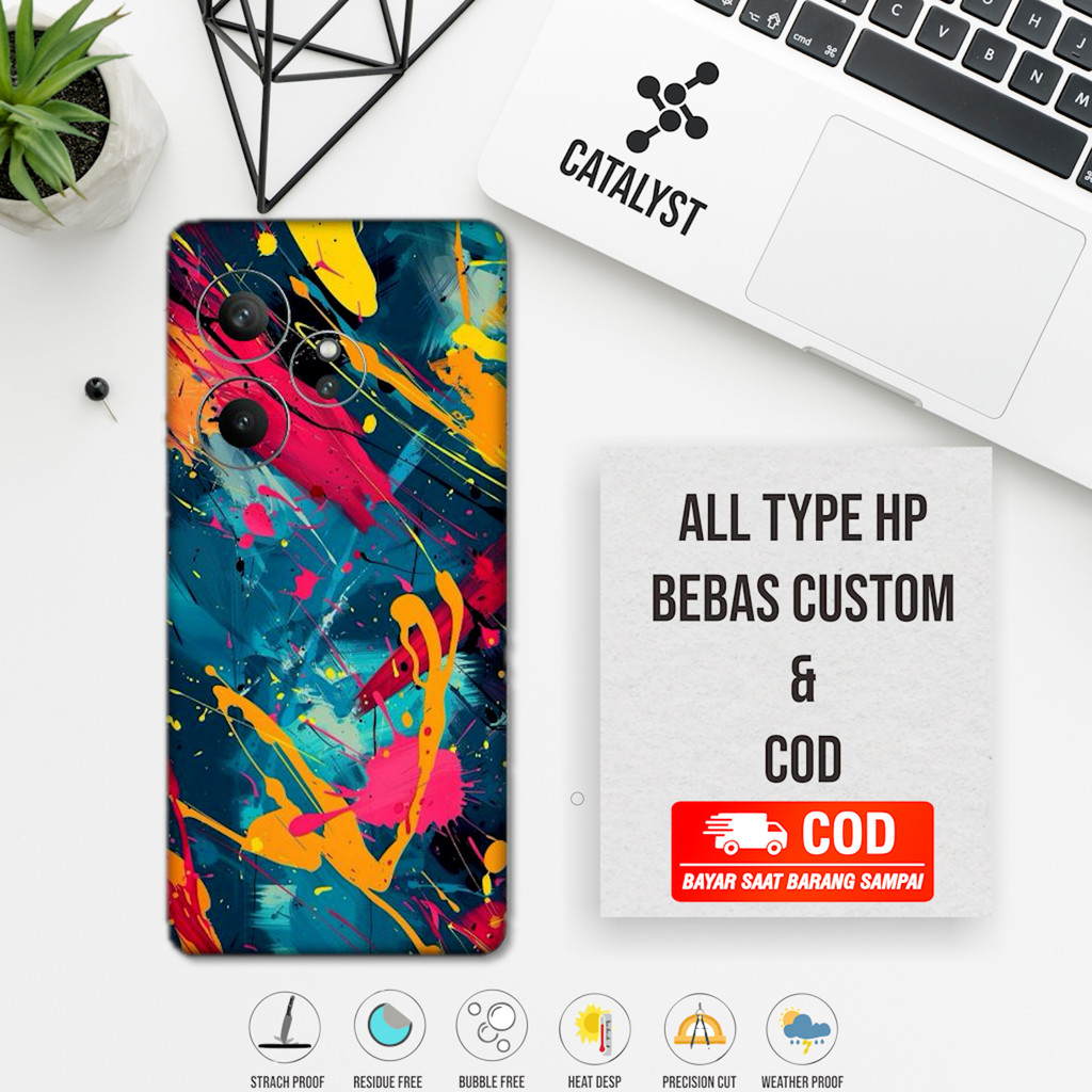 Garskin Hp Realme GT 6 Full Body abstract Kode 218 buy 1 Get 2