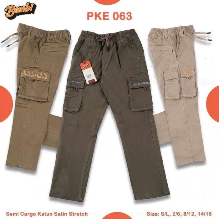 Celana Panjang Anak BOMBI Original Semi Cargo PKE063