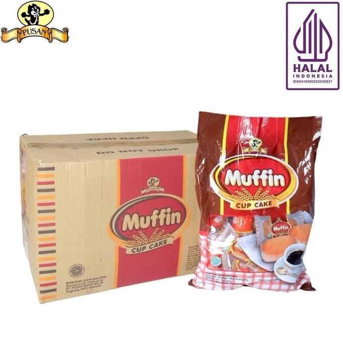 

PUSAN BOLU MUFFIN CUP CAKE RASA ORIGINAL / COKELAT / PISANG 1 DUS ISI 8 BAG