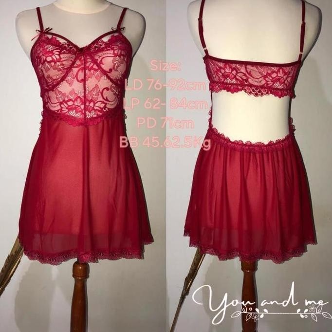 

Lingerie Sexy Dress Wanita #8449 Original