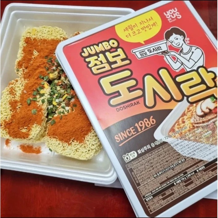 

PROMO MIE / PASTA / Paldo Jumbo Doshirak Korean Instant Noodle Jumbo Cup (729g) NON COD