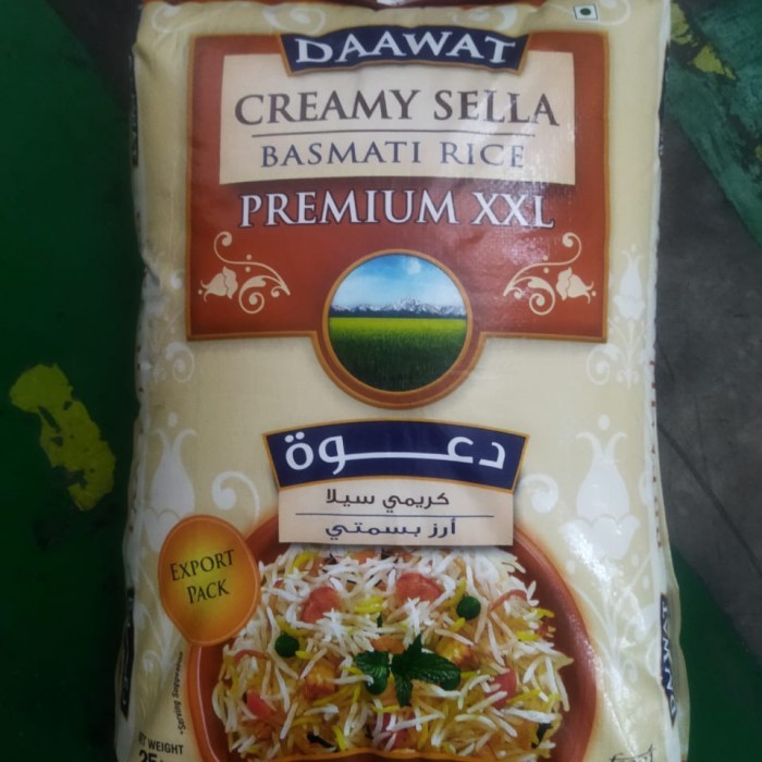 

PROMO MIE / PASTA / PROMO DAAWAT CREAMY SELLA BASMTI RICE 25 KG NON COD