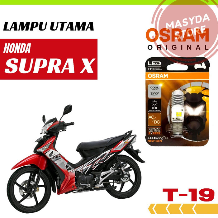 EKSLUSIF LAMPU DEPAN LED MOTOR SUPRA X 125 OSRAM T19 KODE 79