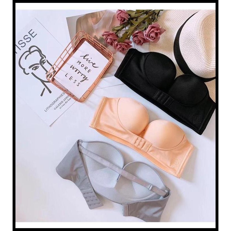 Terlaris Sw 017 Bra Wanita Dengan Model Tanpa Tali Strap Dan Bahan Non-Slip Bergaya Sexy Bh Katun Bu