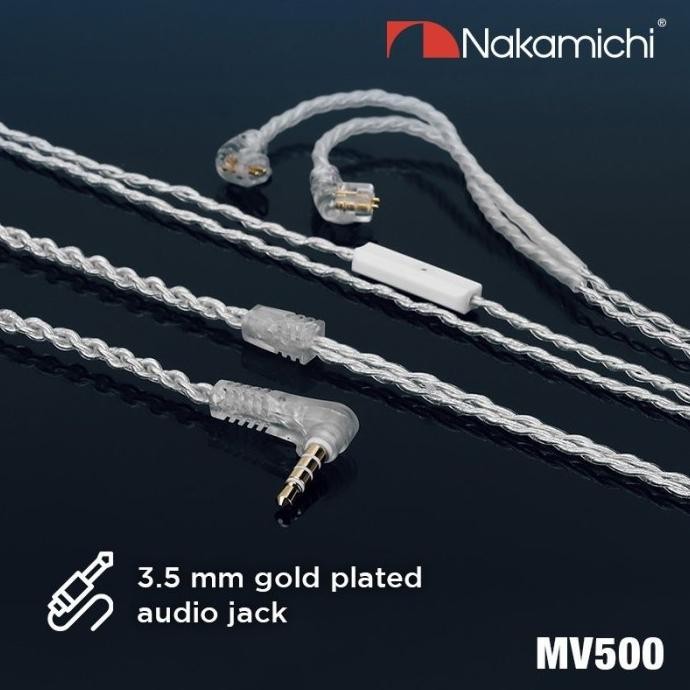 Nakamichi MV500 Original In Ear Monitor HD Earphone Mic Terlaris