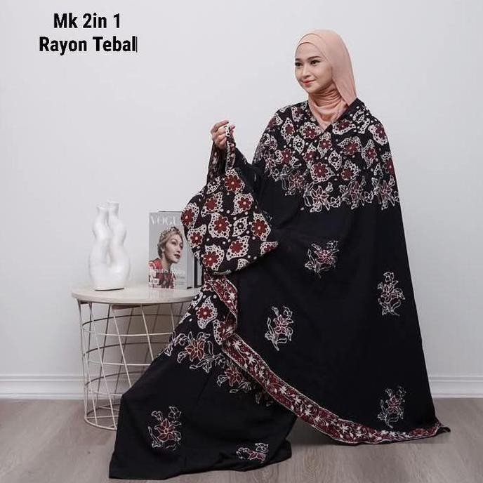 Spesial Mukena Batik Dewasa Motif Kekinian Kain Santung Halus Adem Dingin Nyaman Di Pakai Tidak Lunt