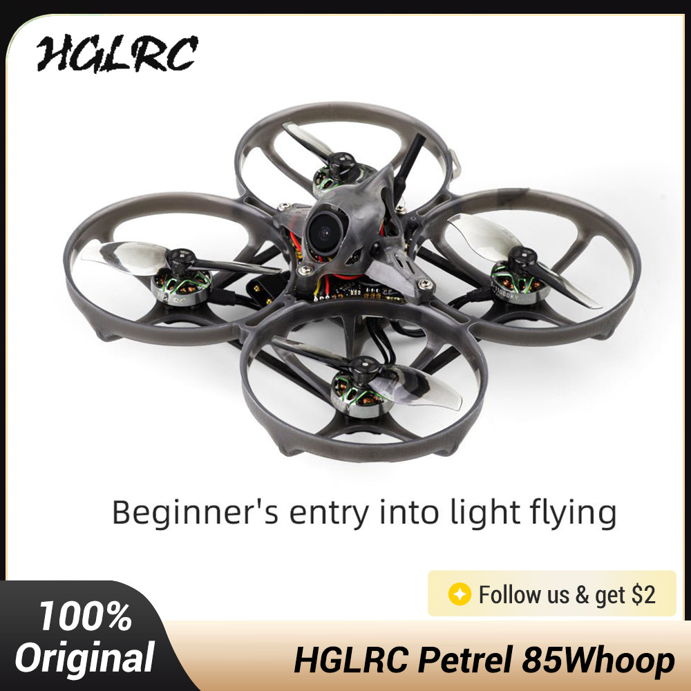 AERO HGLRC Petrel 85Whoop ELRS 2.4G/TBS Brushless Motor RunCam Nano Indoor FPV Drone 5 Minutes Tinyw