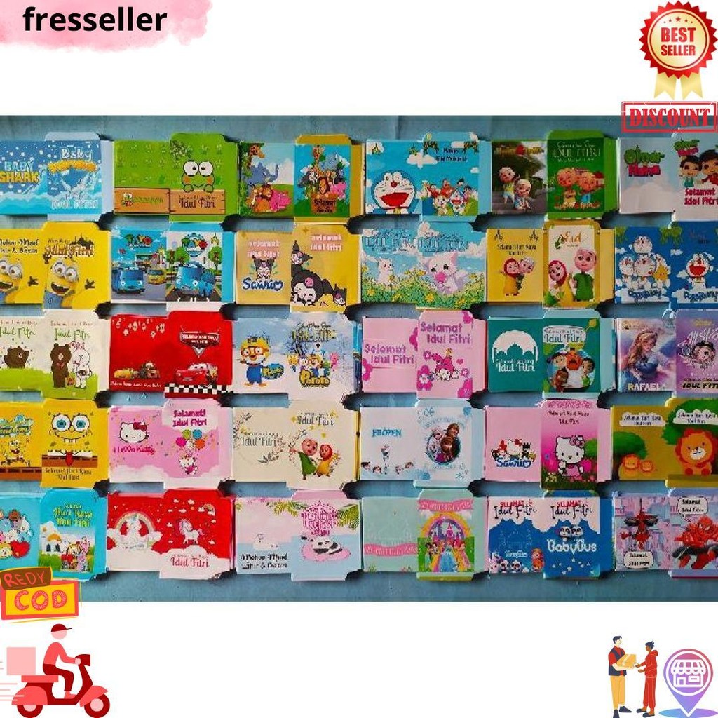 

Amplop Mini Kartun/Karakter 100 Lembar [Bisa Pilih Motif] D Best Seller
