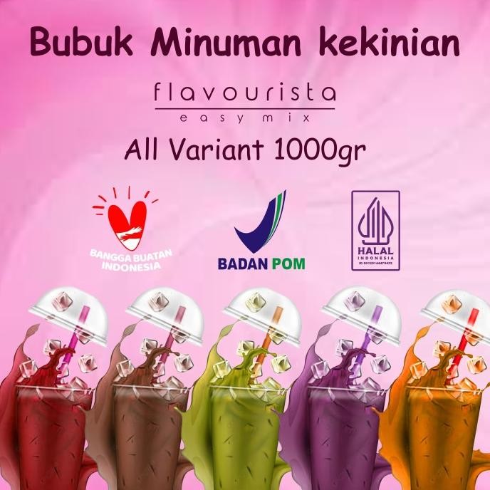 

Bubuk numan Flavourista 1000gr - All Variant