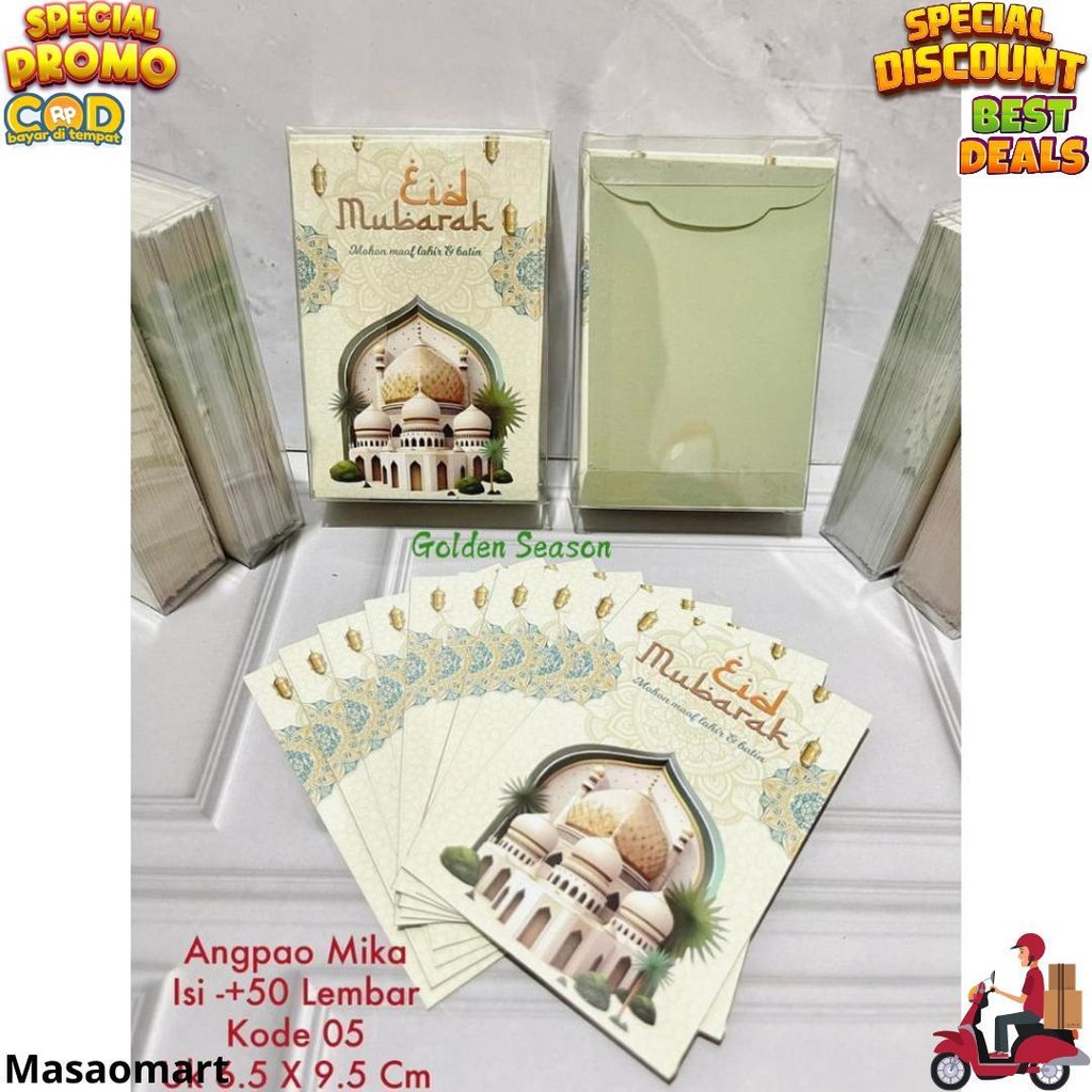 

Amplop Lebaran Isi 50 Lbr Idul Fitri 2025 - Angpao Lucu Mika Isi 50 Lembar D Best Seller