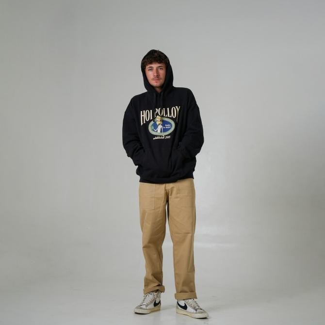 Grosir Hoi Polloy - Hoodie - Relax In Style (Black)