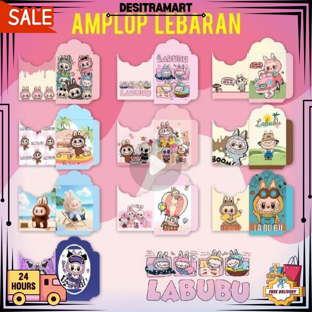 

Amplop Lebaran Labubu Sanrio Uk 711Cm Medium Amplop Lebaran Viral Isi 100 Lembar D Sale