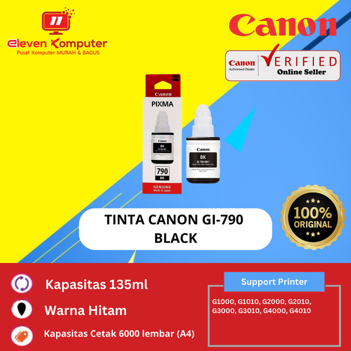 

Tinta Canon Gi-790 Black