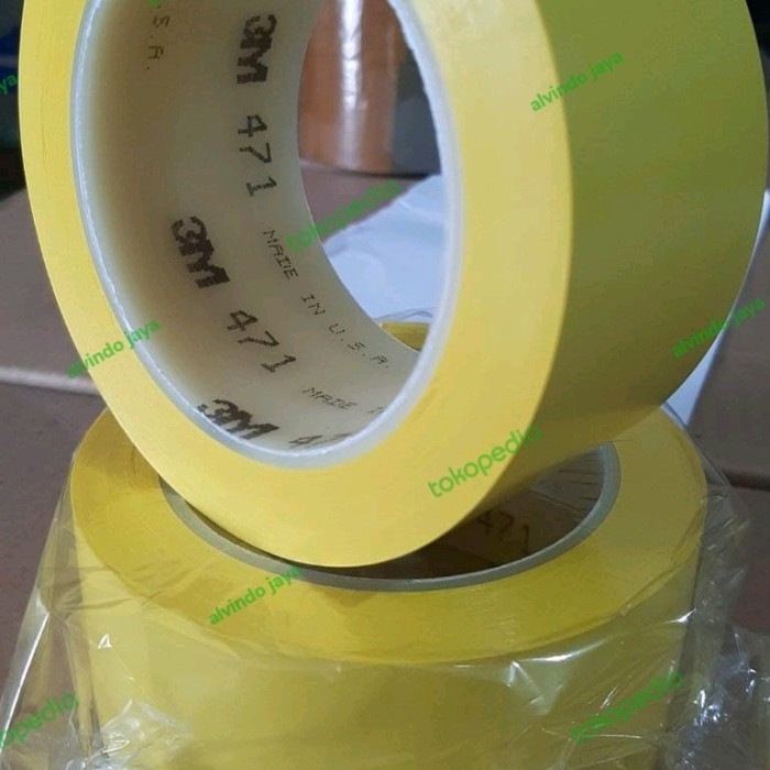 

3M MARKING TAPE 471 YELLOW. 4IN X 33M.VINYL TAPE
