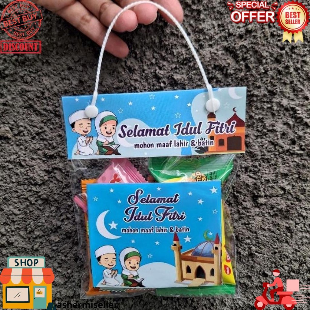 

10 Pcs Plastik Snack Lebaran + Amplop Lebaran Terbaru D Termurah