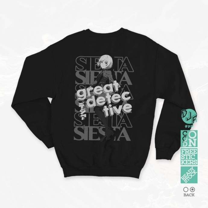 Murah Sweater Siesta Tantei Wa Mou Shindeiru Crewneck Anime Manga Dja Cloth