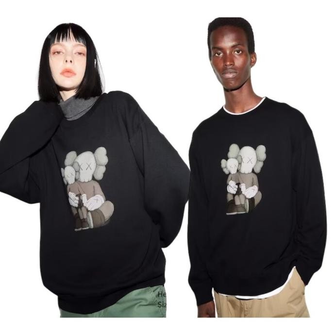 Sale Uniqlo X Kaws Crewneck Sweater Authentic
