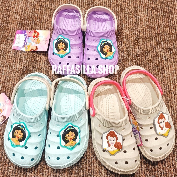 GRATIS ONGKIR SANDAL ZANDILAC CEWEK DISNEY PRINCESS SANDAL ANAK PEREMPUAN SLIP ON KODE 585