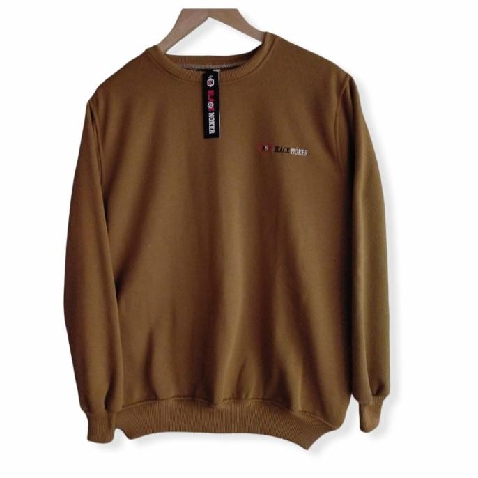 Murah Sweater Kronek Hoodie Polos Tanpa Topi/Tanpa Kupluk Pria Dan Wanita