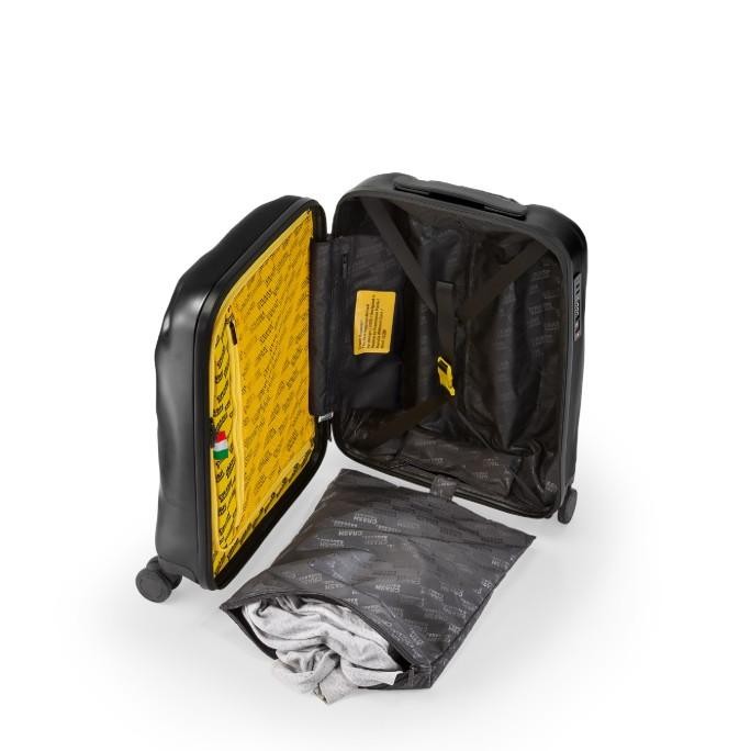 Grosir Crash Baggage Icon Luggage Black 35 Lt Cabin