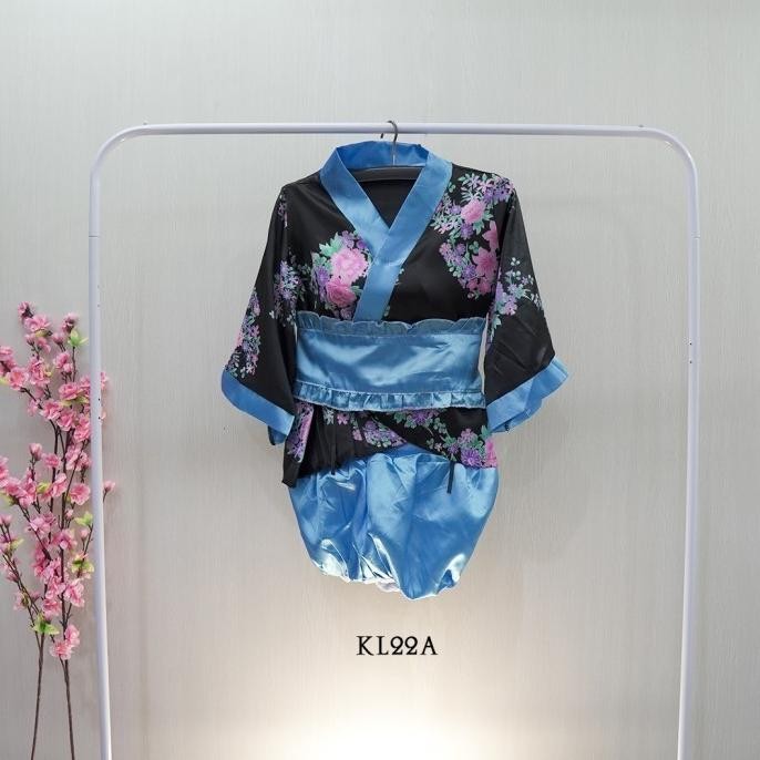

Set Kimono Tidur Jepang Seksi Lingerie Sexy Night Costume Wanita Kl22A Original
